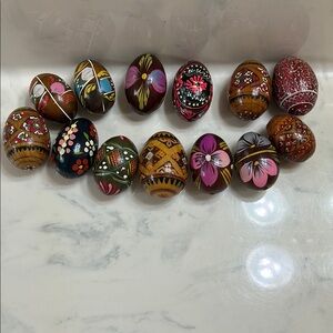 Vintage Intricately Painted Decorative Egg